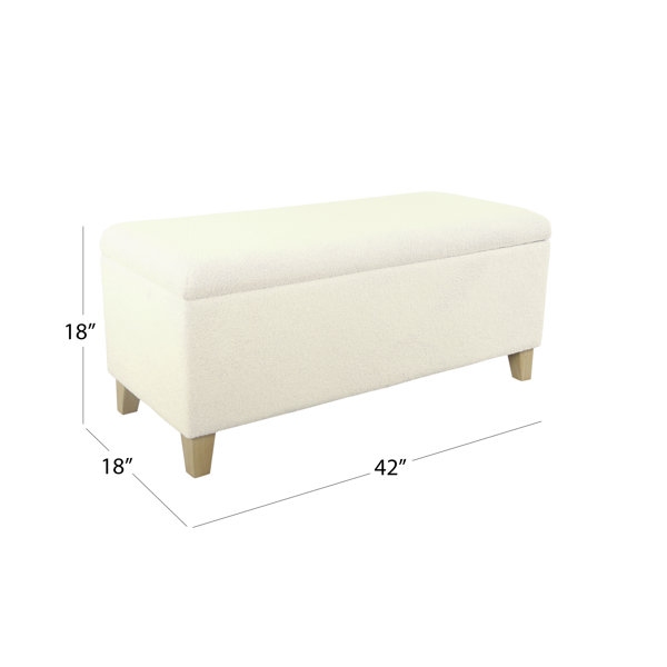 Mercury Row® Peele Upholstered Flip Top Storage Bench Wayfair